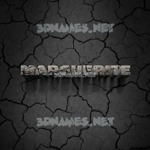marguerite in Cracked Stone style - 3D name wallpaper marguerite in Cracked Stone style - 3D name wallpaper