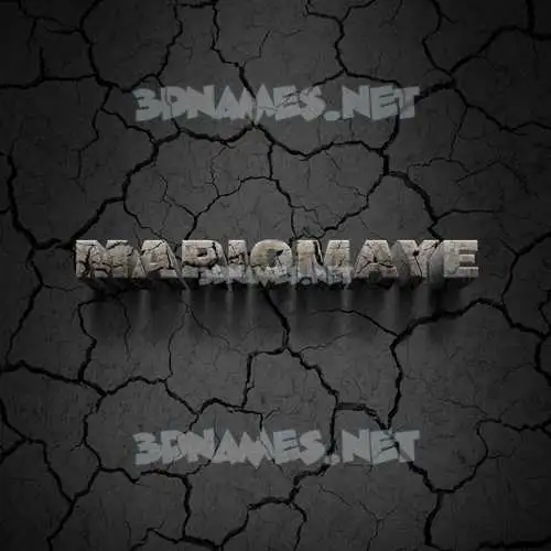 mariomaye in Cracked Stone style - 3D name wallpaper mariomaye in Cracked Stone style - 3D name wallpaper