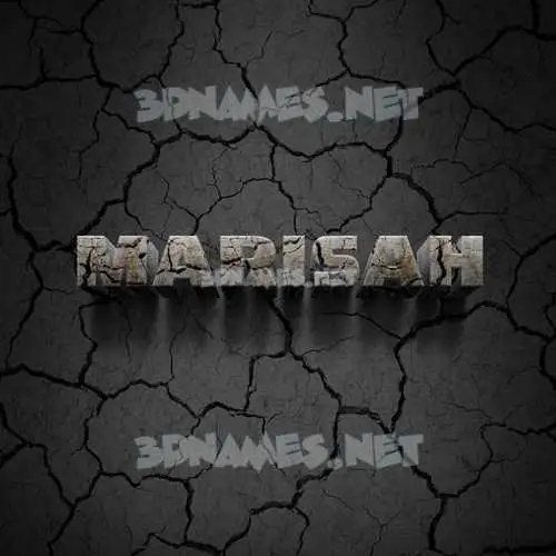 marisah in Cracked Stone style - 3D name wallpaper marisah in Cracked Stone style - 3D name wallpaper