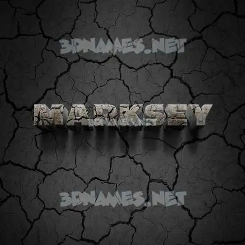 marksey in Cracked Stone style - 3D name wallpaper marksey in Cracked Stone style - 3D name wallpaper