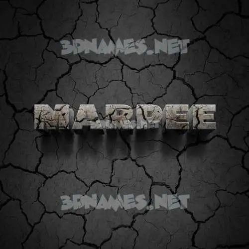 marpee in Cracked Stone style - 3D name wallpaper marpee in Cracked Stone style - 3D name wallpaper
