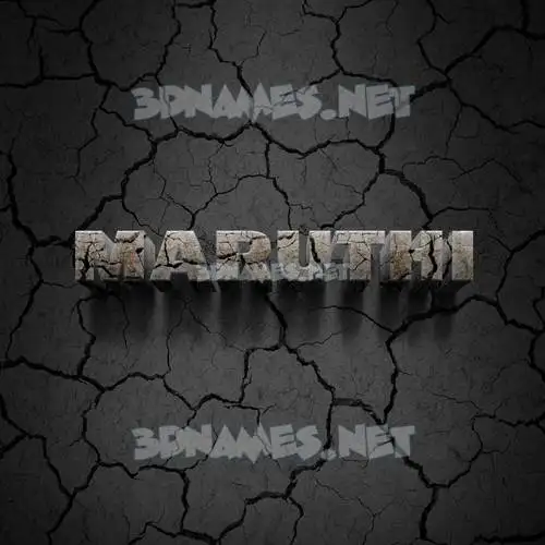 maruthi in Cracked Stone style - 3D name wallpaper maruthi in Cracked Stone style - 3D name wallpaper