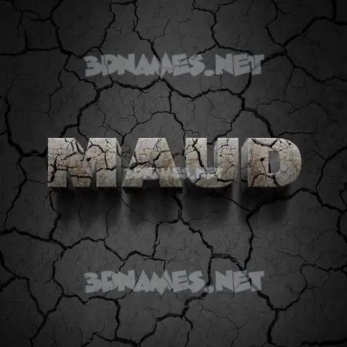 maud in Cracked Stone style - 3D name wallpaper maud in Cracked Stone style - 3D name wallpaper