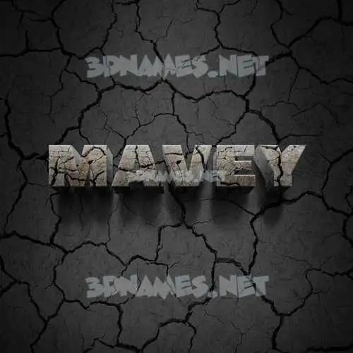 mavey in Cracked Stone style - 3D name wallpaper mavey in Cracked Stone style - 3D name wallpaper