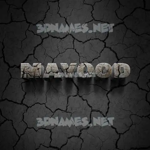 mayood in Cracked Stone style - 3D name wallpaper mayood in Cracked Stone style - 3D name wallpaper