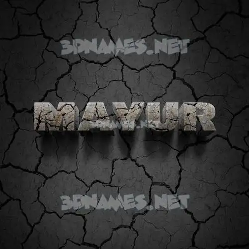mayur in Cracked Stone style - 3D name wallpaper mayur in Cracked Stone style - 3D name wallpaper