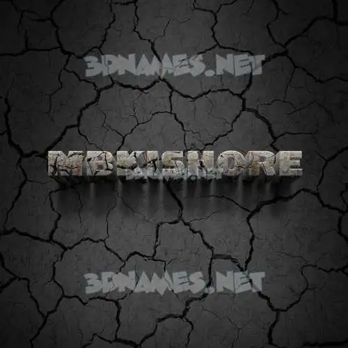 mbkishore in Cracked Stone style - 3D name wallpaper mbkishore in Cracked Stone style - 3D name wallpaper
