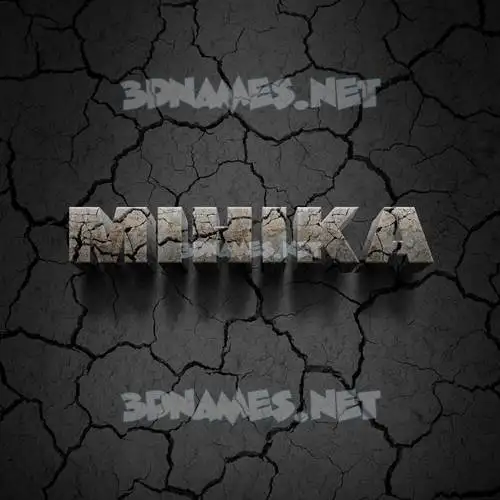 mihika in Cracked Stone style - 3D name wallpaper mihika in Cracked Stone style - 3D name wallpaper