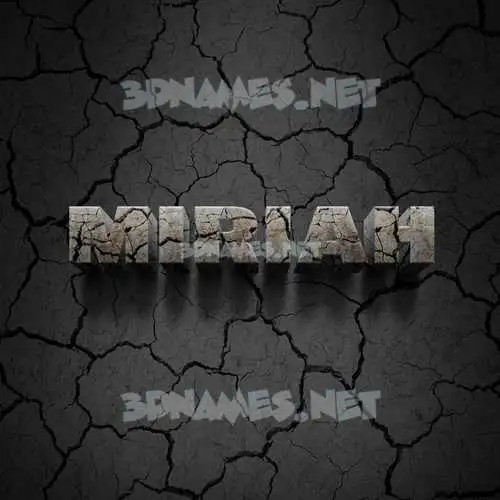 miriah in Cracked Stone style - 3D name wallpaper miriah in Cracked Stone style - 3D name wallpaper