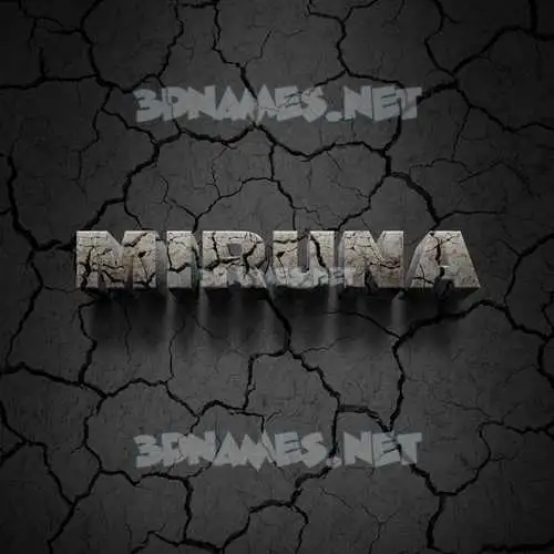 miruna in Cracked Stone style - 3D name wallpaper miruna in Cracked Stone style - 3D name wallpaper
