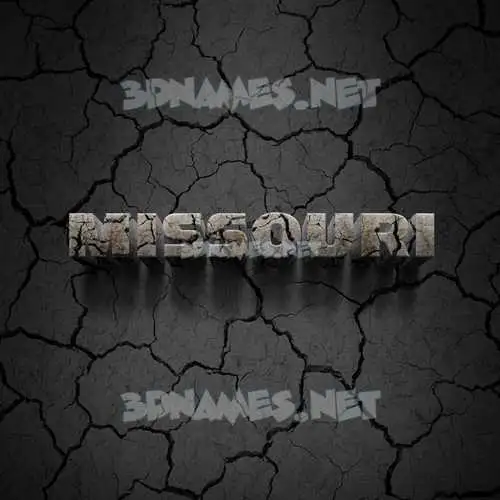 missouri in Cracked Stone style - 3D name wallpaper missouri in Cracked Stone style - 3D name wallpaper