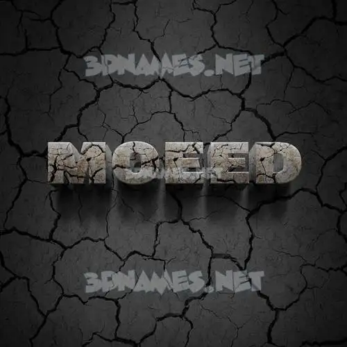 moeed in Cracked Stone style - 3D name wallpaper moeed in Cracked Stone style - 3D name wallpaper