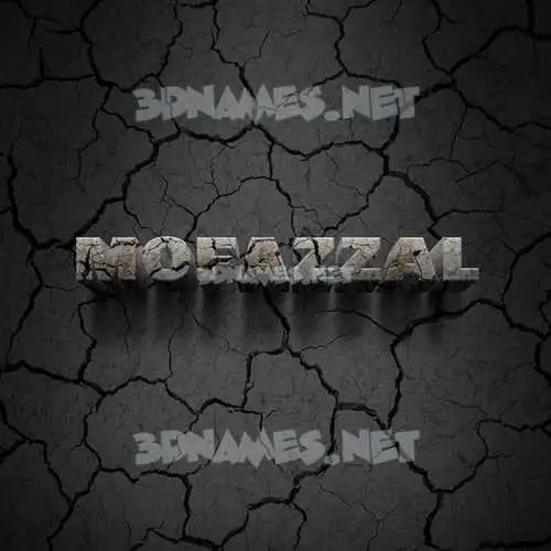 mofazzal in Cracked Stone style - 3D name wallpaper mofazzal in Cracked Stone style - 3D name wallpaper