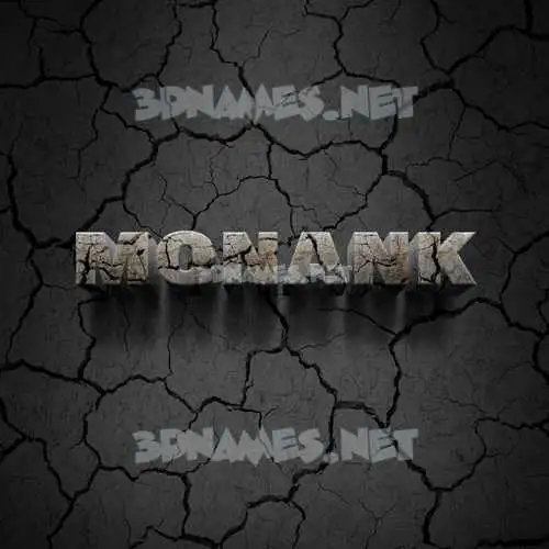 monank in Cracked Stone style - 3D name wallpaper monank in Cracked Stone style - 3D name wallpaper