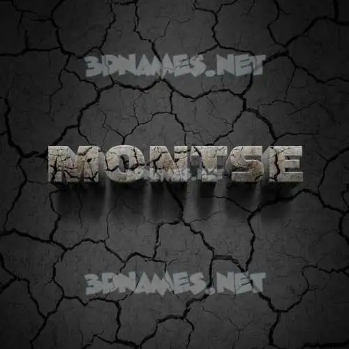 montse in Cracked Stone style - 3D name wallpaper montse in Cracked Stone style - 3D name wallpaper