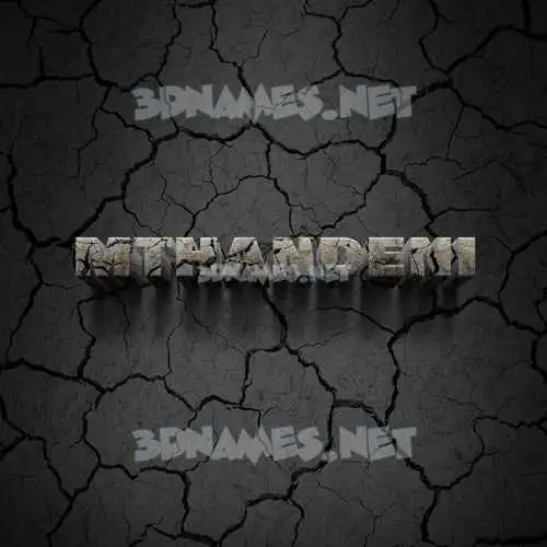 mthandeni in Cracked Stone style - 3D name wallpaper mthandeni in Cracked Stone style - 3D name wallpaper