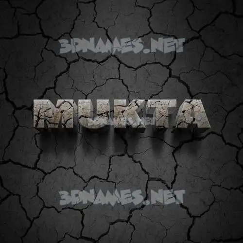 mukta in Cracked Stone style - 3D name wallpaper mukta in Cracked Stone style - 3D name wallpaper