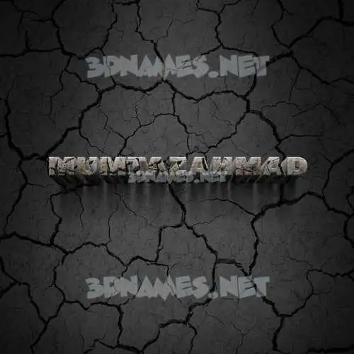 mumtazahmad in Cracked Stone style - 3D name wallpaper mumtazahmad in Cracked Stone style - 3D name wallpaper