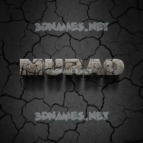 murad in Cracked Stone style - 3D name wallpaper murad in Cracked Stone style - 3D name wallpaper