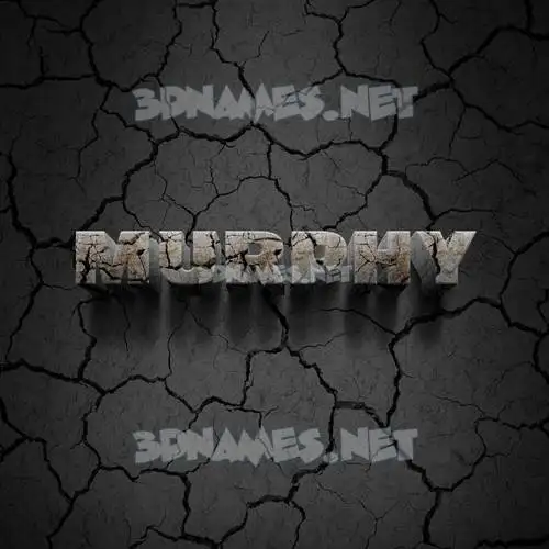 murphy in Cracked Stone style - 3D name wallpaper murphy in Cracked Stone style - 3D name wallpaper