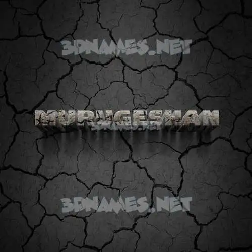murugeshan in Cracked Stone style - 3D name wallpaper murugeshan in Cracked Stone style - 3D name wallpaper