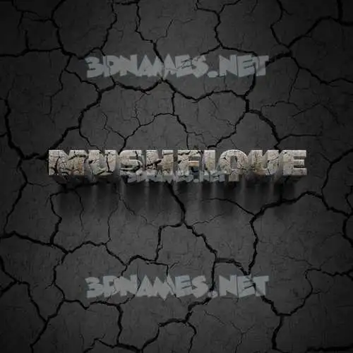 mushfique in Cracked Stone style - 3D name wallpaper mushfique in Cracked Stone style - 3D name wallpaper