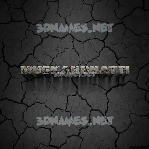 muskanbhatti in Cracked Stone style - 3D name wallpaper muskanbhatti in Cracked Stone style - 3D name wallpaper
