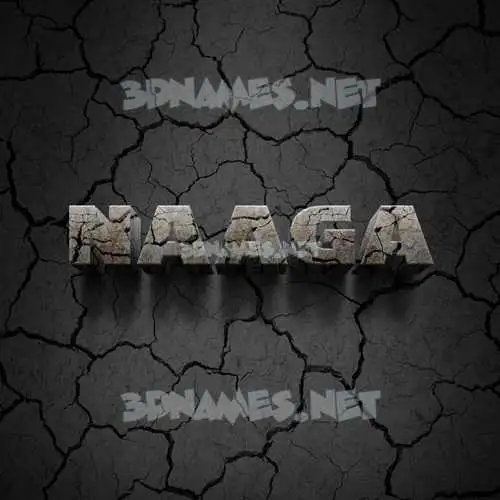 naaga in Cracked Stone style - 3D name wallpaper naaga in Cracked Stone style - 3D name wallpaper