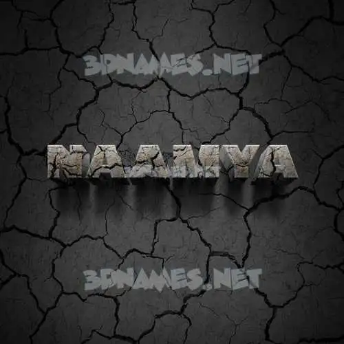 naamya in Cracked Stone style - 3D name wallpaper naamya in Cracked Stone style - 3D name wallpaper