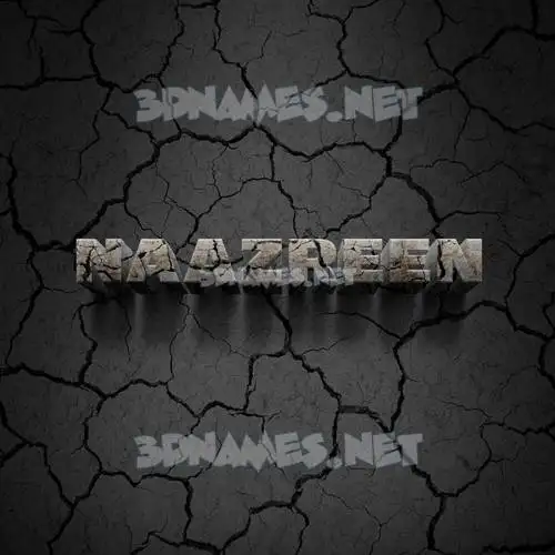 naazreen in Cracked Stone style - 3D name wallpaper naazreen in Cracked Stone style - 3D name wallpaper