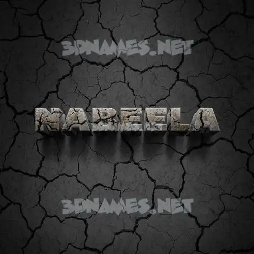 nabeela in Cracked Stone style - 3D name wallpaper nabeela in Cracked Stone style - 3D name wallpaper