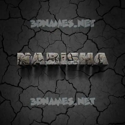 nabisha in Cracked Stone style - 3D name wallpaper nabisha in Cracked Stone style - 3D name wallpaper