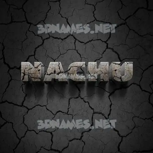 nachu in Cracked Stone style - 3D name wallpaper nachu in Cracked Stone style - 3D name wallpaper