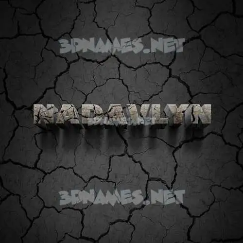 nadavlyn in Cracked Stone style - 3D name wallpaper nadavlyn in Cracked Stone style - 3D name wallpaper