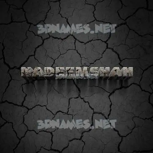 nadeemshah in Cracked Stone style - 3D name wallpaper nadeemshah in Cracked Stone style - 3D name wallpaper