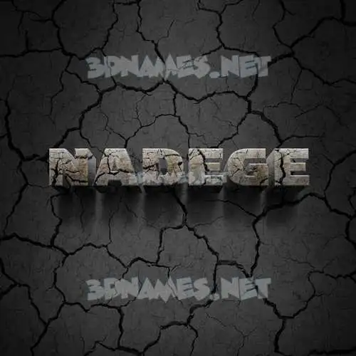 nadege in Cracked Stone style - 3D name wallpaper nadege in Cracked Stone style - 3D name wallpaper