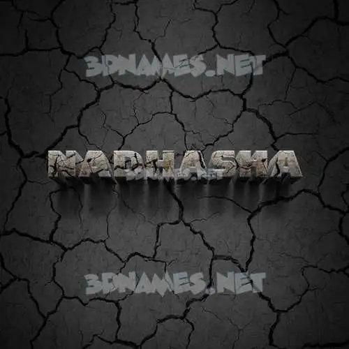 nadhasha in Cracked Stone style - 3D name wallpaper nadhasha in Cracked Stone style - 3D name wallpaper
