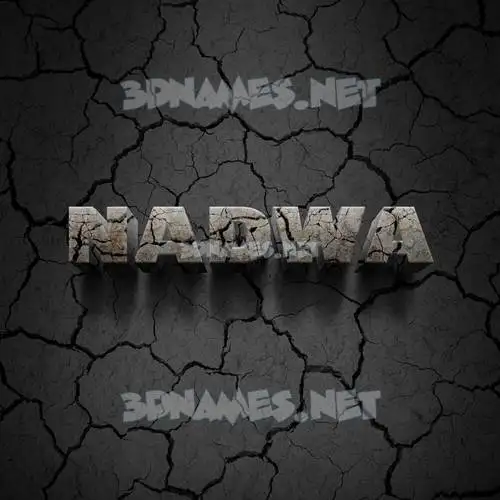 nadwa in Cracked Stone style - 3D name wallpaper nadwa in Cracked Stone style - 3D name wallpaper