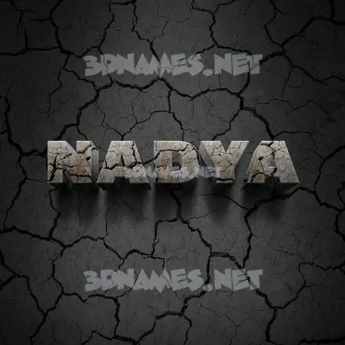 nadya in Cracked Stone style - 3D name wallpaper nadya in Cracked Stone style - 3D name wallpaper