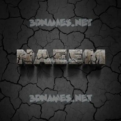 naeem in Cracked Stone style - 3D name wallpaper naeem in Cracked Stone style - 3D name wallpaper