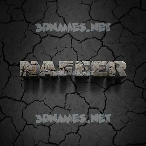 nafeer in Cracked Stone style - 3D name wallpaper nafeer in Cracked Stone style - 3D name wallpaper