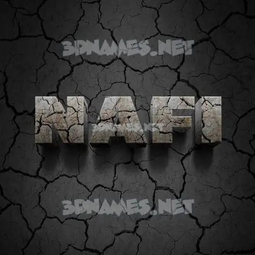 nafi in Cracked Stone style - 3D name wallpaper nafi in Cracked Stone style - 3D name wallpaper