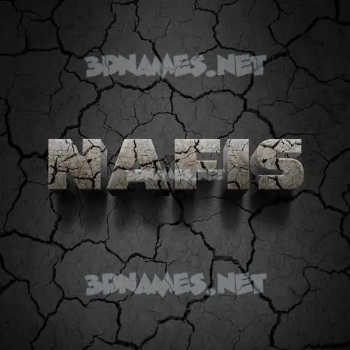 nafis in Cracked Stone style - 3D name wallpaper nafis in Cracked Stone style - 3D name wallpaper