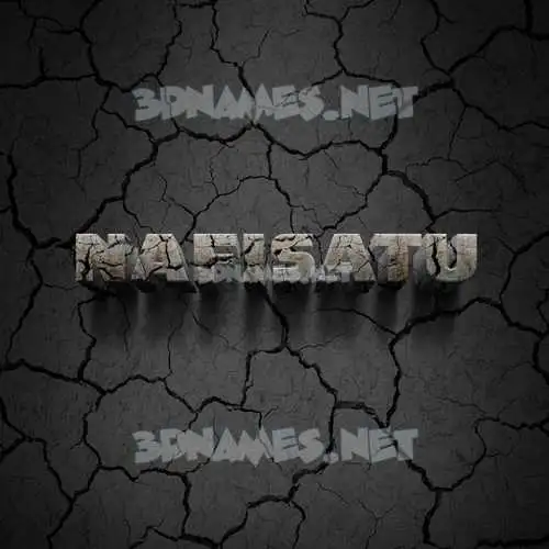 nafisatu in Cracked Stone style - 3D name wallpaper nafisatu in Cracked Stone style - 3D name wallpaper