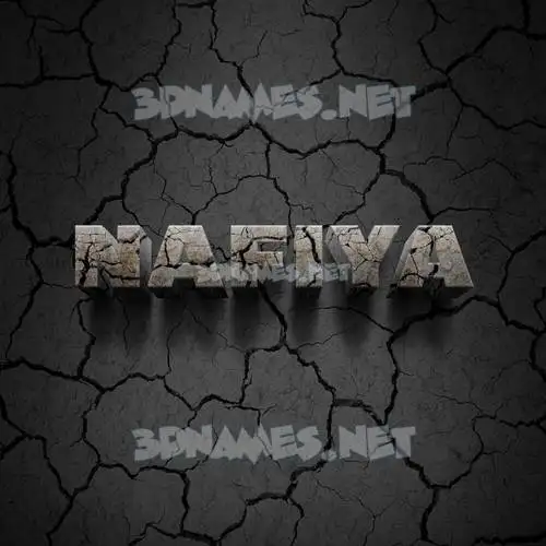 nafiya in Cracked Stone style - 3D name wallpaper nafiya in Cracked Stone style - 3D name wallpaper
