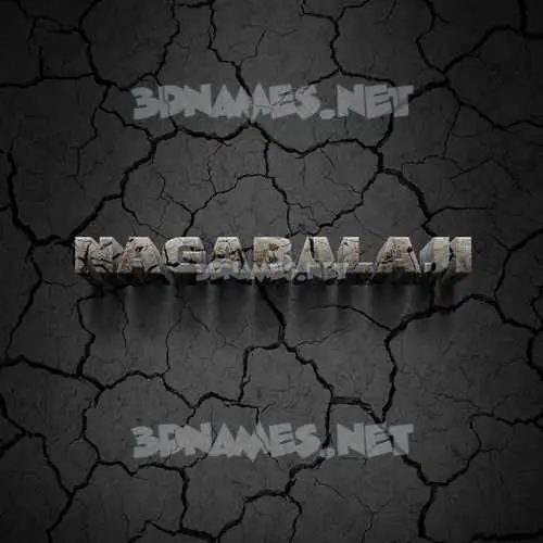 nagabalaji in Cracked Stone style - 3D name wallpaper nagabalaji in Cracked Stone style - 3D name wallpaper