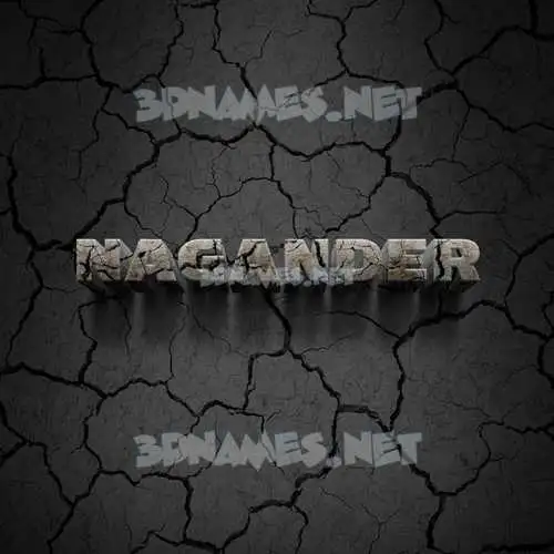 nagander in Cracked Stone style - 3D name wallpaper nagander in Cracked Stone style - 3D name wallpaper