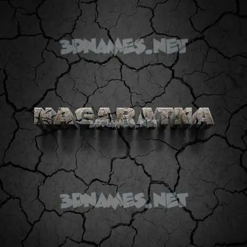 nagaratna in Cracked Stone style - 3D name wallpaper nagaratna in Cracked Stone style - 3D name wallpaper