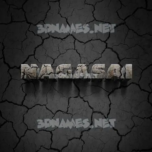 nagasai in Cracked Stone style - 3D name wallpaper nagasai in Cracked Stone style - 3D name wallpaper