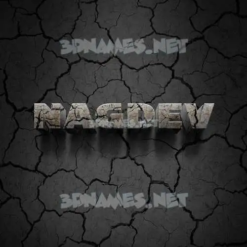 nagdev in Cracked Stone style - 3D name wallpaper nagdev in Cracked Stone style - 3D name wallpaper
